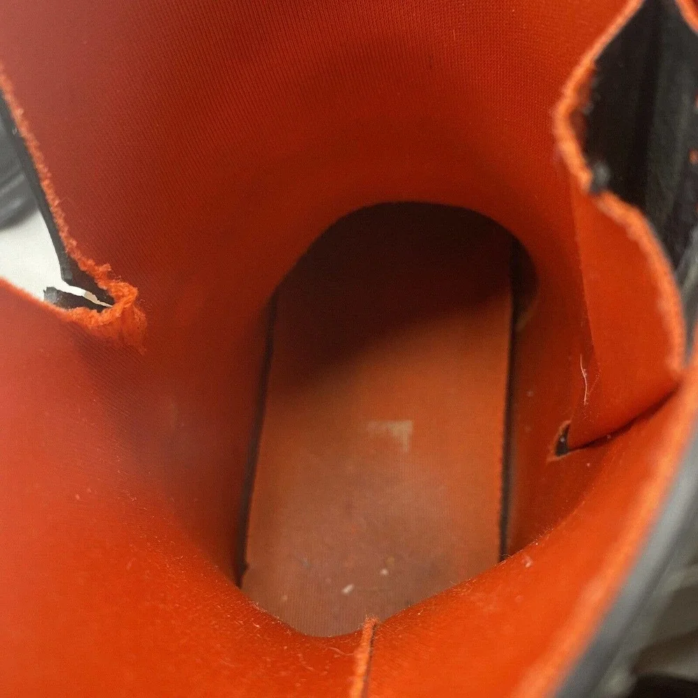 Rag & Bone New York Moto Rain Boots Black Rubber Size 37 EUR /Womens 7 US *READ - Picture 10 of 10